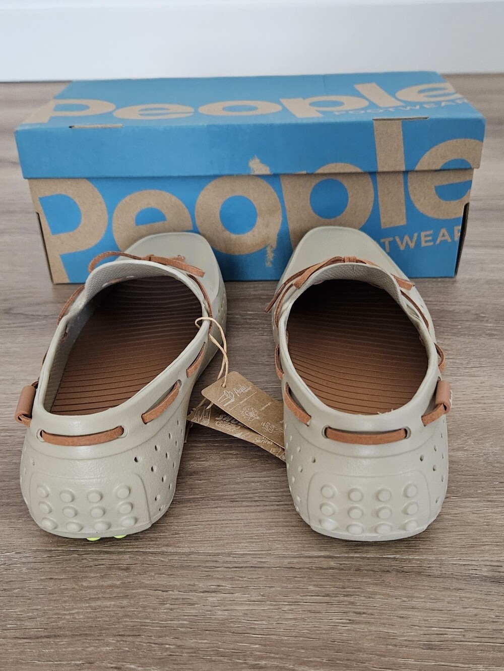 People Footwear The Senna Men’s Casual Beige Deck Loafers Size 11 - Picture 5 of 14